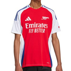 Camiseta adidas Arsenal 2024 2025 - Camiseta de la primera equipación adidas del Arsenal 2024 2025 - roja