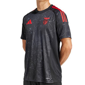 Camiseta adidas 2a Benfica 2024 2025 sin Sponsor - Camiseta de la segunda equipación adidas del Benfica 2024 2025 - negra