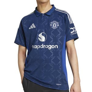 Camiseta adidas 2a Manchester United 2024 2025 - Camiseta de la segunda equipación adidas del Manchester United 2024 2025 - azul marino