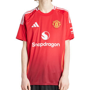 Camiseta adidas Manchester United 1a 2024 2025 - Camiseta de la primera equipación adidas del Manchester United 2024 2025 - roja