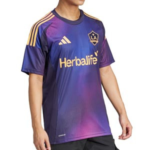 Camiseta adidas 2a Los Angeles Galaxy 2025 - Camiseta de la segunda equipación adidas de Los Angeles Galaxy para la temporada 2025 - púrpura, azul