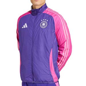 Chaqueta adidas Alemania himno - Chaqueta himno reversible adidas de la selección alemana - púrpura