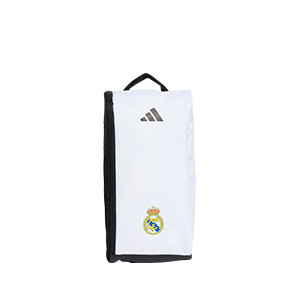 Zapatillero adidas Real Madrid - Portabotas adidas Real Madrid CF (36x12x18) cm - blanco