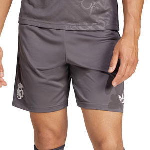 Short adidas 3a Real Madrid 2024 2025 - Pantalón corto de la tercera equipación del Real Madrid CF 2024 2025 - gris