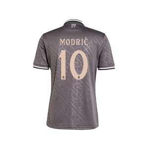 Camiseta adidas 3a Real Madrid Modric 2024 2025 - Camiseta de la tercera equipación adidas de Modric del Real Madrid CF 2024 2025 - gris