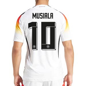 Camiseta adidas Alemania Musiala auténtica 2024 - Camiseta auténtica de la primera equipación de Musiala adidas de la selección alemana 2024 - blanca