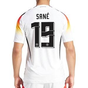 Camiseta adidas Alemania Sané auténtica 2024 - Camiseta auténtica de la primera equipación de Sané adidas de la selección alemana 2024 - blanca