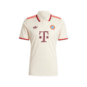 Camiseta adidas 3a Bayern Múnich 2024 2025 - Camiseta de la tercera equipación adidas del Bayern de Múnich 2024 2025 - beige