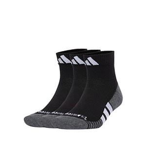 Pack calcetines tobilleros adidas acolchados 3 pares - Pack de 3 calcetines tobilleros adidas acolchados - negros