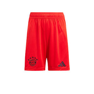 Short adidas Bayern niño 2024-2025 - Pantalón corto infantil primera equipación adidas del Bayern de Múnich 2024 2025 - rojo