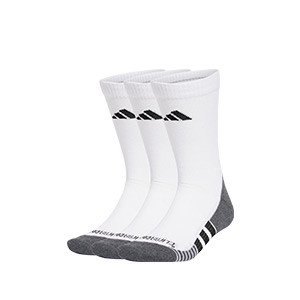 Pack calcetines media caña adidas acolchados 3 pares - Pack de 3 calcetines media caña adidas acolchados - blancos