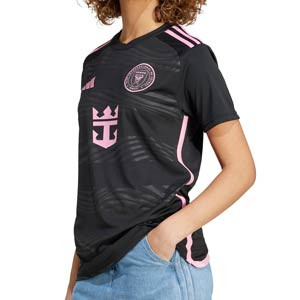 Camiseta adidas 2a Inter Miami mujer 2024 - Camiseta segunda equipación mujer adidas Inter Miami 2024 - negra