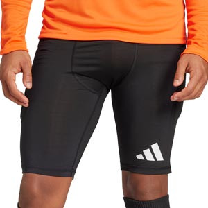 Mallas de portero adidas Squadra25 Padded GK  - Mallas cortas compresivas de portero acolchadas adidas Squa25 - negras