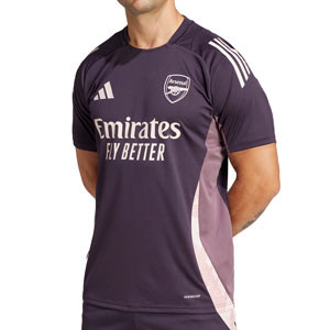 Camiseta adidas Arsenal entrenamiento - Camiseta de entrenamiento adidas del Arsenal - morada