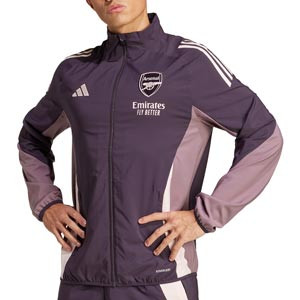 Chaqueta adidas Arsenal presentación - Chaqueta de presentación adidas del Arsenal - morada