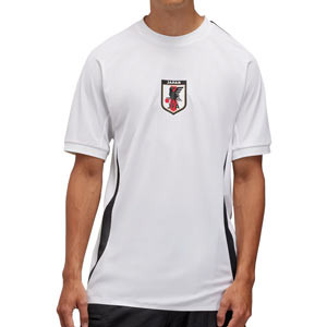 Camiseta adidas Japón niño Pre-Match - Camiseta infantil de calentamiento prepartido adidas de la selección japonesa - blanca