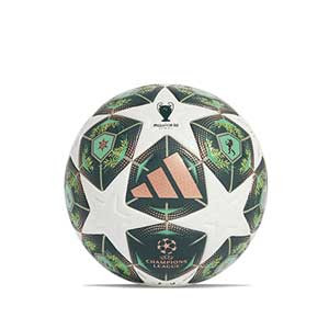 Balón adidas Champions League 24 25 Pro talla 5 - Balón de fútbol profesional adidas de la final de la Champions League Múnich 2024 2025 en talla 5 - blanco, verde