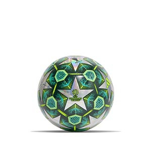 Balón adidas Champions League 24 25 Training Foil talla 3 - Balón de fútbol adidas de la final de la Champions League Múnich 2024 2025 en talla 3 - plateado, verde