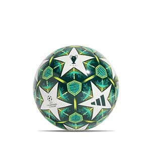 Balón adidas Champions League 24 25 Training talla 4 - Balón de fútbol adidas de la final de la Champions League Múnich 2024 2025 en talla 4 - blanco, verde