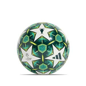Balón adidas Champions League 24 25 Training talla 5 - Balón de fútbol adidas de la final de la Champions League Múnich 2024 2025 en talla 5 - blanco, verde