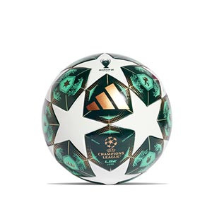 Balón adidas Champions League 24 25 League J290 talla 5 - Balón de fútbol adidas de la final de la Champions League Múnich 2024 2025 en talla 5 de 290g - blanco, verde