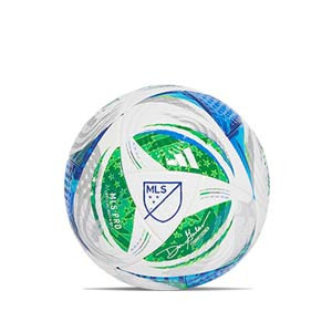 Balón adidas MLS 2025 Pro talla 5 - Balón de fútbol profesional adidas de la Major League Soccer 2025 talla 5 - blanco, verde