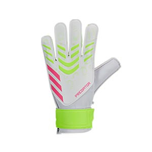adidas Predator Training J - Guantes de portero infantiles adidas corte positivo - blancos