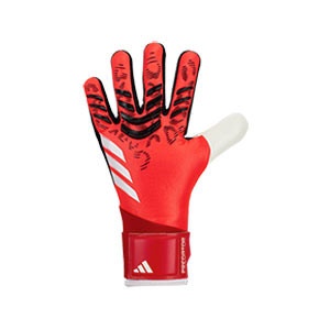 adidas Predator Competition - Guantes de portero profesionales adidas corte negativo - rojos