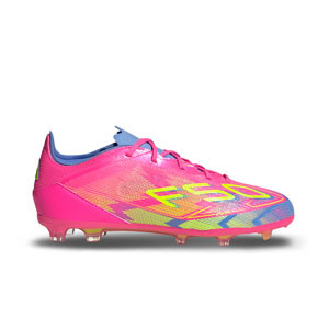 adidas F50 Elite FG J - Botas de fútbol infantiles adidas FG para césped natural o artificial de última generación - rosas