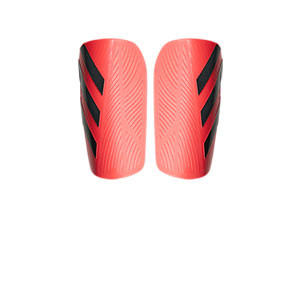adidas Tiro Club - Espinilleras de fútbol adidas con cintas de velcro - rojas