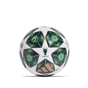Balón adidas Champions League 24 25 League Box talla 4 - Balón de fútbol adidas de la final de la Champions League Múnich 2024 2025 en talla 4 en caja - blanco, verde