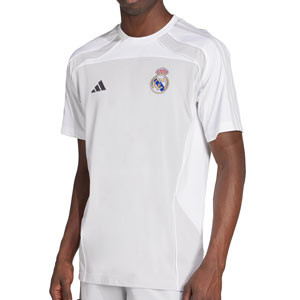 Camiseta adidas Real Madrid UBP - Camiseta de algodón de manga corta adidas del Real Madrid - gris