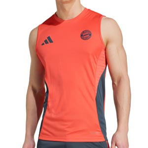 Camiseta sin mangas adidas Bayern entrenamiento - Camiseta sin mangas de entrenamiento adidas del Bayern de Múnich - roja