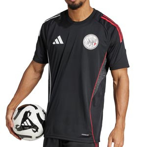 Camisetas adidas Ajax entrenamiento - Camiseta de entrenamiento adidas del Ajax de Ámsterdam - negra