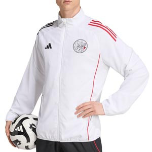 Chaqueta adidas Ajax presentación - Chaqueta de presentación adidas del Ajax de Ámsterdam - blanca