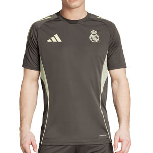 Camiseta adidas Real Madrid entrenamiento - Camiseta de manga corta de entrenamiento adidas del Real Madrid - gris
