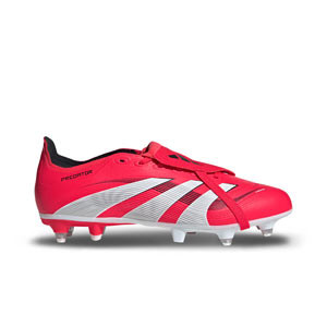 adidas Predator League FT SG - Botas de fútbol con lengüeta adidas SG para césped natural blando - rojas