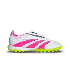 adidas Predator League FT TF - Zapatillas de fútbol multitaco con lengüeta adidas TF suela turf - blancas