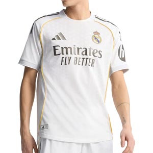 Camiseta adidas Real Madrid authentic 25 26 - Camiseta de la primera equipación adidas del Real Madrid 2025 2026 versión jugador - blanca