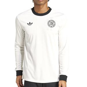Camiseta manga larga adidas Alemania 125 aniversario - Camiseta de manga larga adidas de la selección de Alemania Edición 125 aniversario - blanca