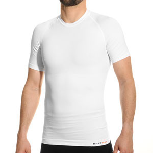 Camiseta Knap'man Pro PerfComp Baselayer SS - Camiseta interior compresiva de manga corta Knap'man - blanca