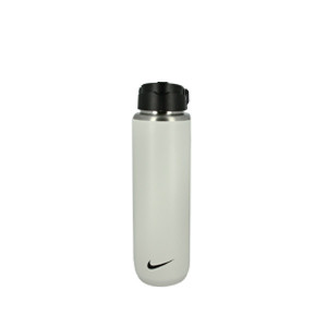 Botellín Nike Recharge Straw 700 ml - Botellín de agua para entrenamiento de acero inoxidable Nike de 700 ml - blanco