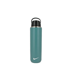 Botellín Nike Recharge Straw 700 ml - Botellín de agua para entrenamiento de acero inoxidable Nike de 700 ml - azul turquesa
