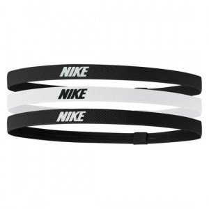 Pack 3 cintas de pelo Nike Elastic 2.0 - Cintas de pelo elásticas Nike 3 uds - negras, blancas