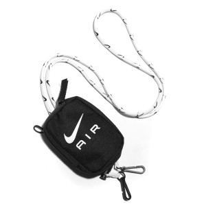 Lanyard para silbato Nike Air Pouch - Cordón para cuello sujeta silbato Nike - negro