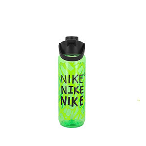 Botellín Nike Recharge Chug 700 ml - Botellín de agua para entrenamiento Nike de 700 ml - verde amarillo