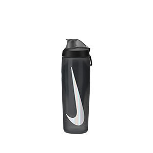 Botellín Nike Refuel Locking 700 ml - Botellín de agua para entrenamiento Nike de 700 ml - negro