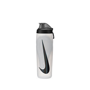Botellín Nike Refuel Locking 700 ml - Botellín de agua para entrenamiento Nike de 700 ml - blanco