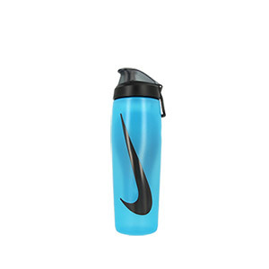 Botellín Nike Refuel Locking 700 ml - Botellín de agua para entrenamiento Nike de 700 ml - azul celeste