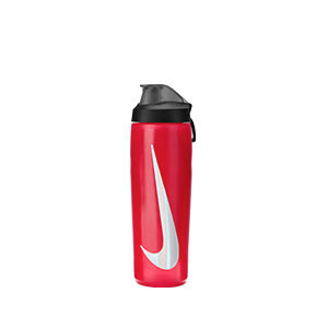 Botellín Nike Refuel Locking 700 ml - Botellín de agua para entrenamiento Nike de 700 ml - rojo